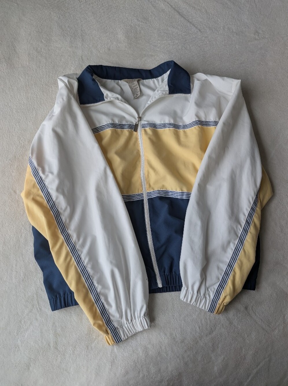 Vintage Teddi Colorblocking Zip Up - Picture 2 of 4